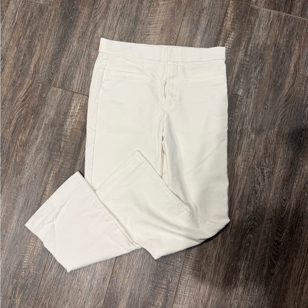 Zara Straight-Leg white pants
